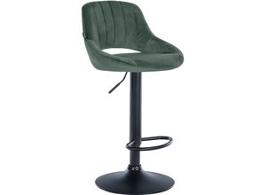 4251756492786 - Barhocker Milet I Samt-Bezug I Drehbarer Barstuhl 4251756492786 - Barhocker Milet I Samt-Bezug I Drehbarer Barstuhl