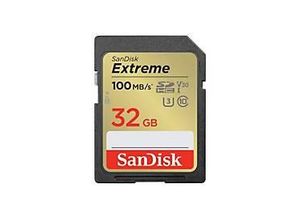 0619659189433 - SanDisk Extreme PLUS - Flash-Speicherkarte - 32 GB - UHS-I U3 Class10 - SDHC UHS-I 0619659189433 - SanDisk Extreme PLUS - Flash-Speicherkarte - 32 GB - UHS-I U3 Class10 - SDHC UHS-I