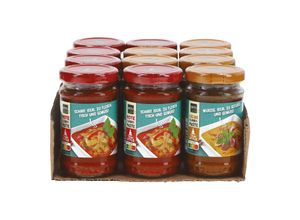 4316268625272 - Currypaste 114 g verschiedene Sorten 12er Pack 4316268625272 - Currypaste 114 g verschiedene Sorten 12er Pack