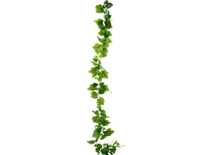 4019844787646 - Kunstranke IGEA Weinblatt grün B16cm H180cm L8cm Obermaterial 95% Polyester 5% Kunststoff Kunstpflanzen Künstliche Weinranke Wanddekoration