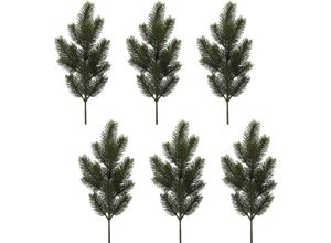 4064118113294 - Winterliche Kunstpflanze CREATIV GREEN Weihnachtsdeko grün H50cm Kunststoff Kunstpflanzen Zweig 6 Stück im Set 4064118113294 - Winterliche Kunstpflanze CREATIV GREEN Weihnachtsdeko grün H50cm Kunststoff Kunstpflanzen Zweig 6 Stück im Set