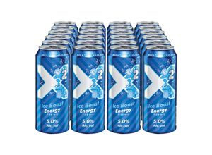 4102430088255 - X2 Energy 50% Vol 05 Liter Dose 24er Pack