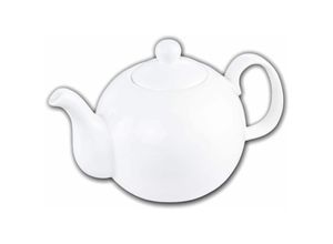 8682455438090 - Weiße Teekanne aus Feinporzellan in Farbbox – 900 ml hochwertiges Porzellan