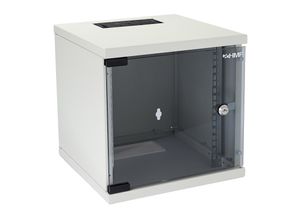 4010537630676 - HMF Serverschrank 634 Netzwerkschrank 10 6HE 9HE 12HE Wandgehäuse 10 Zoll Rack