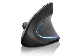 4062861844267 - CSL - Wireless Vertikal Maus Bluetooth - kabellose Vertikalmaus - ergonomisches Design - Vorbeugung gegen Mausarm - besonders armschonend - für PC