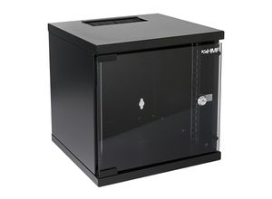 4010537630621 - HMF Serverschrank 634 Netzwerkschrank 10 6HE 9HE 12HE Wandgehäuse 10 Zoll Rack