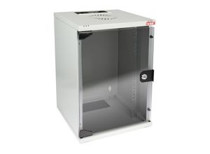 4010537630973 - 63409-07 Netzwerkschrank Serverschrank 10 Zoll 9 he 300 mm Tiefe Voll montiert Glastür Lichtgrau - HMF 4010537630973 - 63409-07 Netzwerkschrank Serverschrank 10 Zoll 9 he 300 mm Tiefe Voll montiert Glastür Lichtgrau - HMF