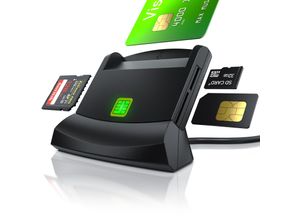 4062861011010 - CSL USB Chipkartenleser - SmartCard Reader - Cardreader - smart Card Reader - unterstützt Smart Cards und SIM Cards Sdcard Micro Sd 4062861011010 - CSL USB Chipkartenleser - SmartCard Reader - Cardreader - smart Card Reader - unterstützt Smart Cards und SIM Cards Sdcard Micro Sd