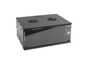 4010537657420 - 65704-02 Serverschrank 19 Zoll 4 he Netzwerkschrank unmontiert 51 x 40 x 225 cm Schwarz - HMF 4010537657420 - 65704-02 Serverschrank 19 Zoll 4 he Netzwerkschrank unmontiert 51 x 40 x 225 cm Schwarz - HMF
