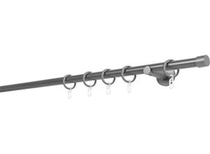 4066866102926 - Gardinenstange MYDECO 20mm Cap Wandträger 65 cm Gardinenstangen Gr L 230 cm 1 läufig grau (anthrazit) Gardinenstangen Wandmontage 4066866102926 - Gardinenstange MYDECO 20mm Cap Wandträger 65 cm Gardinenstangen Gr L 230 cm 1 läufig grau (anthrazit) Gardinenstangen Wandmontage