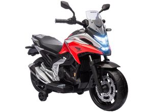 4255633573759 - Kinder Elektro-Motorrad 12V Kindermotorrad mit MP3 usb LED-Scheinwerfer Kinderfahrzeug mit Frühpädagogischen Funktionen Trainingsrädern 3km h