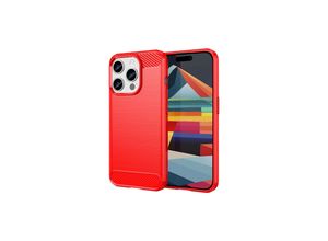 4066914394723 - Hülle Handy Schutz für Apple iPhone 15 Pro Case Cover Tasche Etuis Carbon Bumper