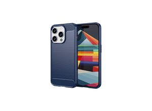 4066914394716 - Hülle Handy Schutz für Apple iPhone 15 Pro Case Cover Tasche Etuis Carbon Bumper