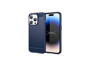 4066914394686 - Hülle Handy Schutz für Apple iPhone 15 Pro Max Case Cover Tasche Etuis Carbon