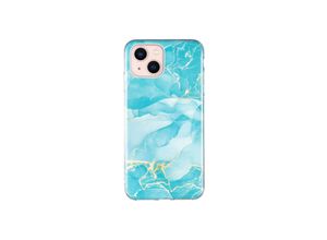 4066914401797 - Schutz Handy Hülle für Apple iPhone 15 Plus Case Cover Marmor Bumper Etui Schale