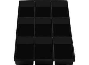 4250510917206 - Kunststoff-Schubladeneinsätze DIN A4 9 Fächer 10 Stück