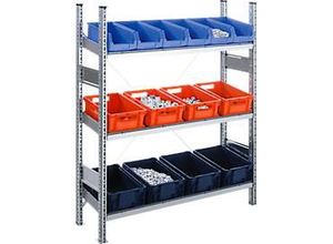 4052941093531 - Komplettregal SBR 3000 Grundfeld 3 schräge Fachebene 1536 x 400 x 1283 mm