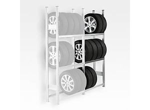 4052941154584 - Räderregal R 3000 Anbaufeld H 2490 x B 1283 mm 3 Traversenpaare