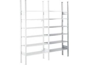 4052941935442 - Fachbodenregal SSI Schäfer R3000 Anbauregal 7 beschicht Böden B 1025 x T 600 mm