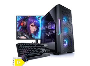 4260627613717 - PC Set mit 27 Zoll TFT Total V AMD Ryzen 9 5900X 32GB DDR4 NVIDIA RTX 4060 Ti 16 GB 1TB SSD 2TB HDD WLAN Windows 11 4260627613717 - PC Set mit 27 Zoll TFT Total V AMD Ryzen 9 5900X 32GB DDR4 NVIDIA RTX 4060 Ti 16 GB 1TB SSD 2TB HDD WLAN Windows 11