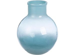 4063387575819 - Tischvase GILDE Vase bauchig Novelle blau B29cm H59cm T29cm Ø29cm Glas Vasen 4063387575819 - Tischvase GILDE Vase bauchig Novelle blau B29cm H59cm T29cm Ø29cm Glas Vasen