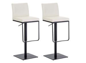4251563460831 - 2er Set Barhocker Panama Mit Kunstlederbezug I Höhenverstellbarer Barstuhl I Thekenhocker Mit Lehne Und Fußstütze 4251563460831 - 2er Set Barhocker Panama Mit Kunstlederbezug I Höhenverstellbarer Barstuhl I Thekenhocker Mit Lehne Und Fußstütze