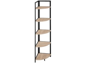 4061173243546 - tectake® Eckregal Industrial Style mit 5 Ebenen inklusive Kippschutz 30 x 30 x 150 cm 4061173243546 - tectake® Eckregal Industrial Style mit 5 Ebenen inklusive Kippschutz 30 x 30 x 150 cm