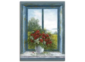 4055327155533 - Wandbild ARTLAND Mohnblumen am Fenster Bilder Gr B H 60 cm x 80 cm Leinwandbild Arrangements 1 St blau Bild Poster Bilder als Alubild Leinwandbild Wandaufkleber oder in versch Größen 4055327155533 - Wandbild ARTLAND Mohnblumen am Fenster Bilder Gr B H 60 cm x 80 cm Leinwandbild Arrangements 1 St blau Bild Poster Bilder als Alubild Leinwandbild Wandaufkleber oder in versch Größen