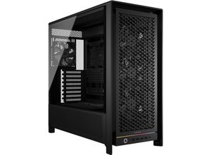 0840440491279 - FRAME 5000D RS Black - Gehäuse - Miditower - Schwarz