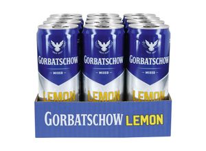 4003310014817 - Gorbatschow Wodka & Lemon Mixgetränk 100 % vol 033 Liter 12er Pack
