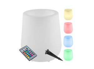 4061173262677 - tectake® LED-Blumentopf als Blumentopf mit LED-Beleuchtung 12 W samt Fernbedienung und Leuchtmittel 38 x 44 cm inkl Erdspieß und 3 Standfüße 4061173262677 - tectake® LED-Blumentopf als Blumentopf mit LED-Beleuchtung 12 W samt Fernbedienung und Leuchtmittel 38 x 44 cm inkl Erdspieß und 3 Standfüße