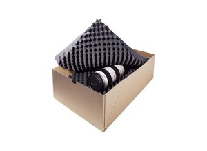 8057714366382 - Noppenschaumlage schwarz VE 25 Stk LxB 400 x 300 mm Materialstärke 55 mm ab 10 VE ratioform