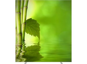 3660141945256 - EasyScreen Trennwand easyScreen HxT 1740 x 390 mm mit Fotomotiv Modell Zen 1 Breite 1600 mm