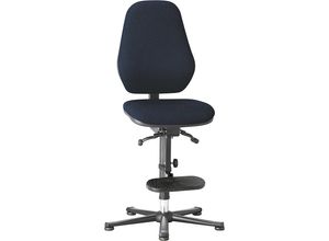 4016849237749 - Arbeitsdrehstuhl mit ESD-Schutz mit Permanentkontakt Gleiter Aufstieghilfe Stoffbezug blau bimos 4016849237749 - Arbeitsdrehstuhl mit ESD-Schutz mit Permanentkontakt Gleiter Aufstieghilfe Stoffbezug blau bimos