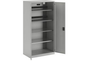 4047417510421 - LISTA Akku-Ladeschrank 4 Fachböden Vollblechtüren 2 Energieleisten rückseitig mit FI LS-Schalter grau 4047417510421 - LISTA Akku-Ladeschrank 4 Fachböden Vollblechtüren 2 Energieleisten rückseitig mit FI LS-Schalter grau