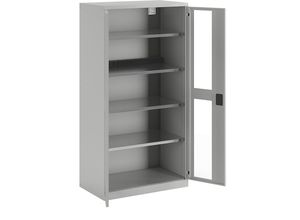 4047417510544 - LISTA Akku-Ladeschrank 4 Fachböden Sichtfenstertüren Energieleiste rückseitig grau 4047417510544 - LISTA Akku-Ladeschrank 4 Fachböden Sichtfenstertüren Energieleiste rückseitig grau