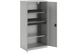 4047417510384 - LISTA Akku-Ladeschrank 3 Fachböden 2 Schubladen Vollblechtüren grau 4047417510384 - LISTA Akku-Ladeschrank 3 Fachböden 2 Schubladen Vollblechtüren grau