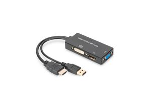 4016032433866 - Assmann HDMI-Konverterkabel A-DVI(24+1) 02m schwarz Polybeutel (AK-330403-002-S) - Digitus 4016032433866 - Assmann HDMI-Konverterkabel A-DVI(24+1) 02m schwarz Polybeutel (AK-330403-002-S) - Digitus