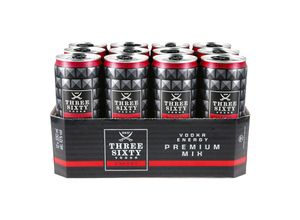 4025127040674 - Three Sixty Vodka & Energy Mixgetränk 100 % vol 033 Liter Dose 12er Pack