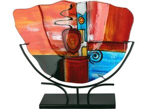 4009079397604 - GILDE GLAS art Dekovase »New Life 1« (1 St) handbemalt mit Fusingglas-Elementen