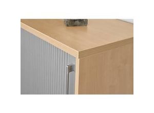 4251898804133 - Genius Querrollladenschrank TETRIS WOOD 2 OH B 1200 mm Höhe inkl Gleiter lichtgrau