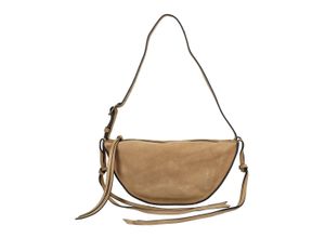8720857788891 - Henkeltasche DOLCE VITA Taschen Veloursleder Damen Gr onesize beige Veloursleder Taschen