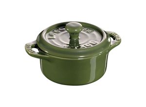 4009839311130 - Ceramique Mini Cocotte 10 cm rund Basilikum-Grün Keramik