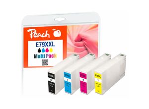 7640173430506 - E79 XXL 4 Druckerpatronen XXL (bk c m y) ersetzt Epson No 79XXL C13T78954010 für zB Epson WorkForce Pro WF -5100 (wiederaufbereitet)