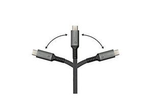 4014619881437 - USB 20 Lade -Datenkabel Good Connections USB-C an USB-C Leistung 240 W bis 480 Mbit s Länge 1 m schwarz