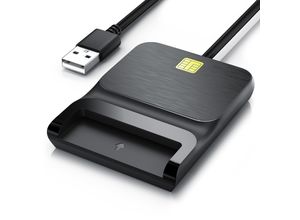 4062861826188 - CSL Speicherkartenleser USB SmartCard Reader   Chipkartenleser - USB 20 High Speed Cardreader für SIM Cards SD MicroSD für Mac OS X & Windows 7-11