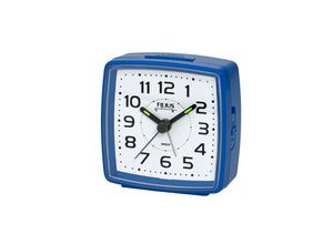 4045346126508 - Quarzwecker FILIUS ZEITDESIGN blau Wecker Reisewecker Schlafzimmer Beleuchtung schleichende Sekunde Snooze