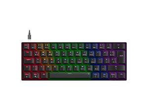 4027301657852 - SPEEDLINK ATMOS RGB Rainbow Mechanical 60% Gaming Keyboard with brown switches black - DE layout
