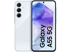 8806095467344 - SAMSUNG Smartphone Galaxy A55 5G 256GB Mobiltelefone blau (eisblau) Smartphone Android Bestseller