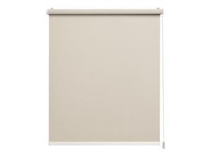 4067533007667 - Rollo ORIGINAL Klemmfix ohne Bohren Gr 2 braun (braun weiß weiß) B110cm H190cm Polyester Rollos Steuerbar mit Bluetooth-App integrierter Elektromotor und Akku